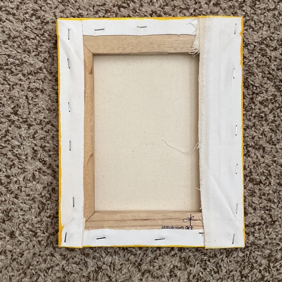 Original Jack Kerouac Quote Acrylic Painting  8x10 unframed canvas - Picture 6 of 7